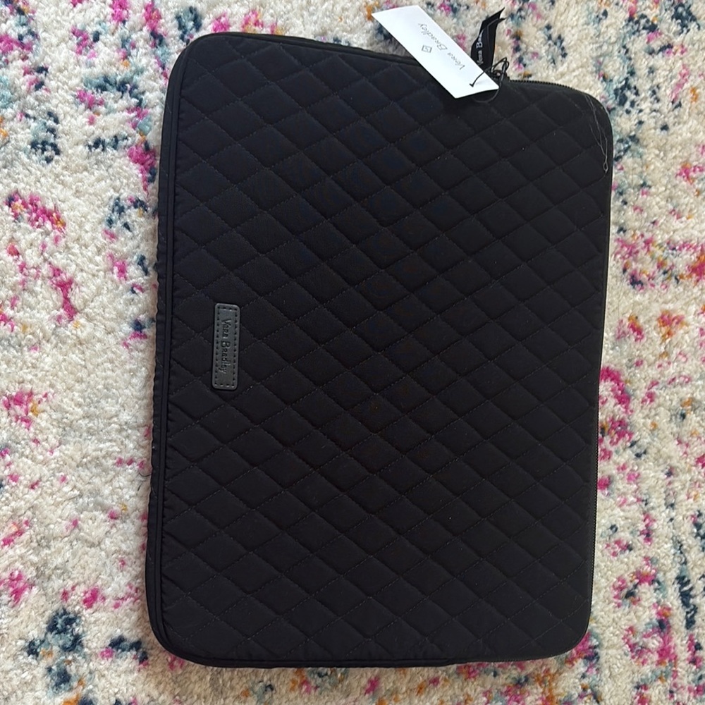 Vera Bradley Black Quilted Tablet Sleeve